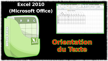 Tuto Orientation du texte (Excel 2010)