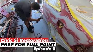 AHC EM1 Restoration Project - How To Prep A Car For Primer and Paint  (Episode 8)