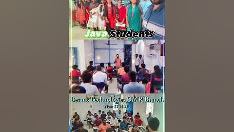 Get 100% Placements | Besant Technologies OMR #softwaretrainingchennai