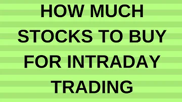 How many minimum shares can I buy in intraday?