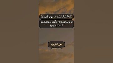 سورة الأنبياء الآية ١١ الى ١٥ بصوت الشيخ محمد صديق المنشاوي