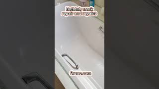 9Reno Bathtub Crack Repair And Repaint With White Pu Paint Singapore.
