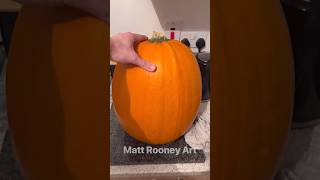 Information Drawing Ghostface On a MASSIVE PUMPKINS 🎃 Carving #satisfying #art #shorts Guide