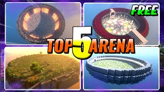Top 5 Minecraft Arena | PVP Arena Schematic Download | Best Minecraft Arena | 2024