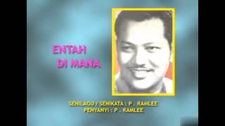 P.Ramlee - Entah Di Mana (Karaoke|Minus One)