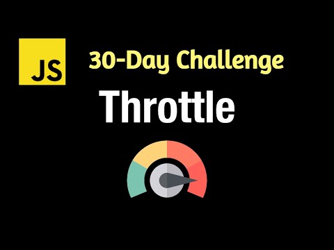 Throttle - Leetcode 2676 - JavaScript 30-Day Challenge