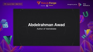 Author of Vee Validate | Vue.js Forge Episode 4 Q&A