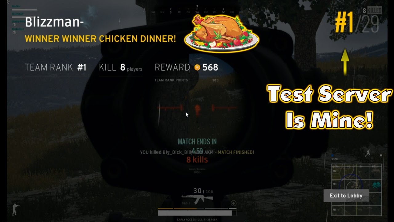 Even The Test Server Can T Stop Me Pubg Test Server Youtube