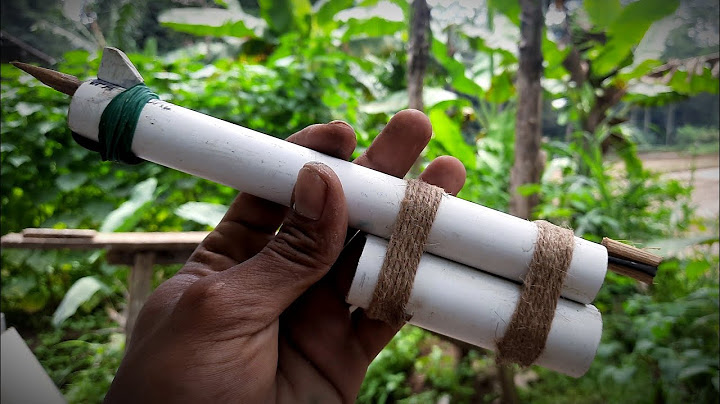 Fronde bricolage |  Faire une fronde de survie en PVC super facile et puissante