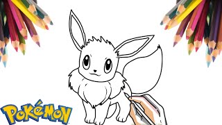 COMO DESENHAR O POKÉMON EEVEE | HOW TO DRAW POKÉMON EEVEE