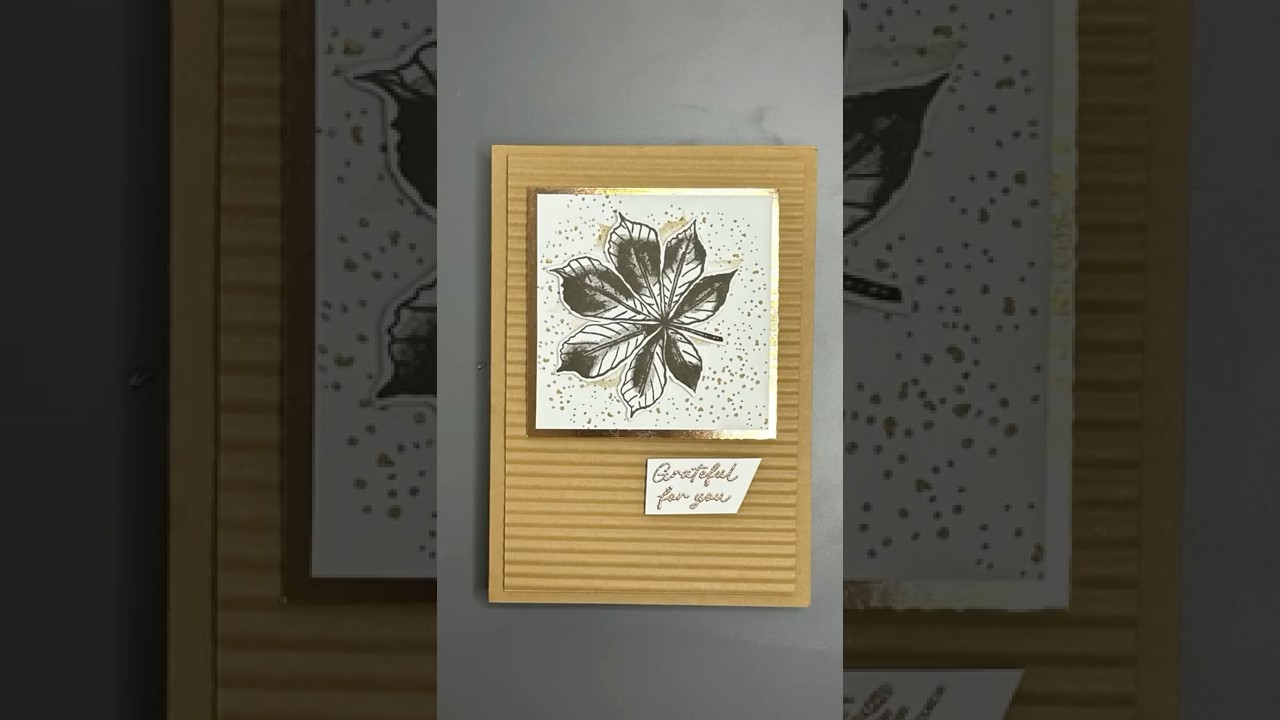 Watch This Autumn Card Come to Life | Artistic Leaves Stamp Set in Action!