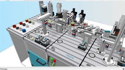 Ciros Festo MPS Modification Distributing Conveyor with Pick and Place
