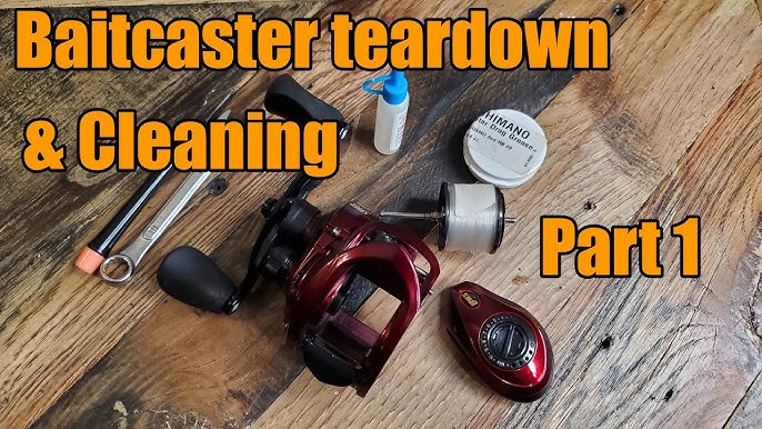 Lew's reel maintenance How to Clean Lube and OiL a Lews pro speed