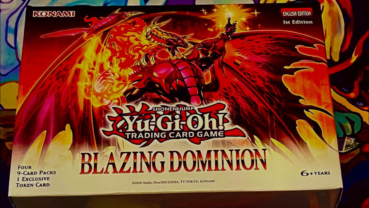 Yugioh(Blazing Dominion) X4 Token Boxes Opening !!!