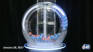 Lotto 6/49 Draw, - January 28, 2017