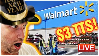 🔴LIVE - WALMART CLEARANCE ON 1ST DAY OF THE YEAR! $3 TTS! - STREAM VOD