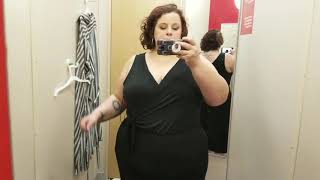 Quick target/walmart Plus size in the dressing room (try on) @Bethanysummer