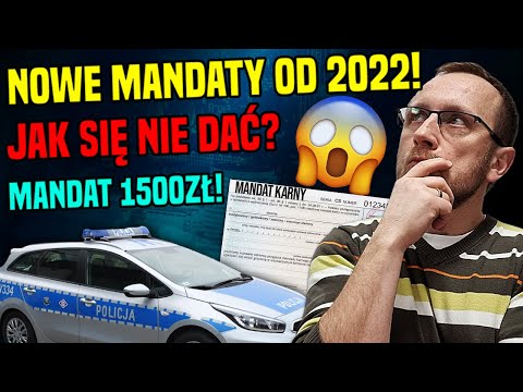 Jak unikać mandatów w 2022 roku? Zmiany taryfikatora. BĘDZIE DROGO!