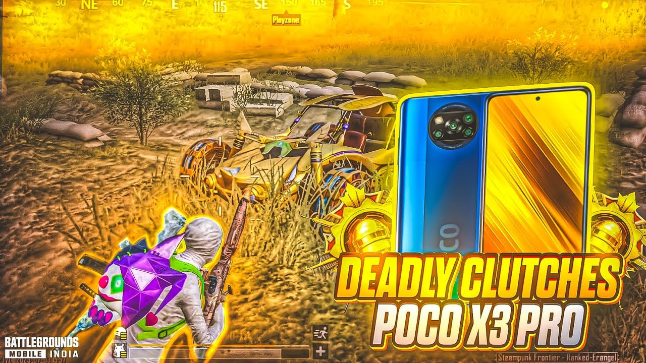 Deadly Clutches POCO X3 PRO + 60FPS BGMI / PUBG TEST 2025 5 Finger ||