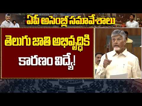“Education Made the Telugu Community Globally Successful” : CM  Chandrababu | NTV - NTVTELUGU