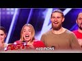 Verbo Shadow: Ukranian Light Dance Group Have The Judges In Tears! | America's Got Talent 2019