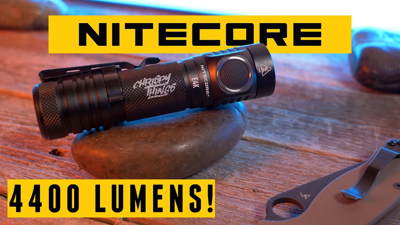 Nitecore E4K: This 4400 Lumen EDC flashlight is a BEAST! Well, kinda...
