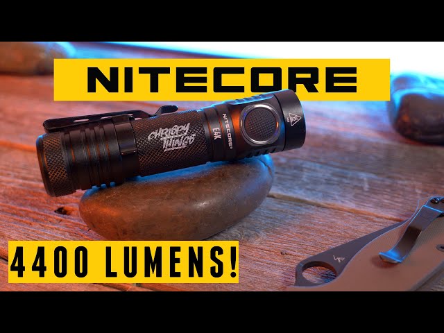 Nitecore E4K: This 4400 Lumen EDC flashlight is a BEAST! Well