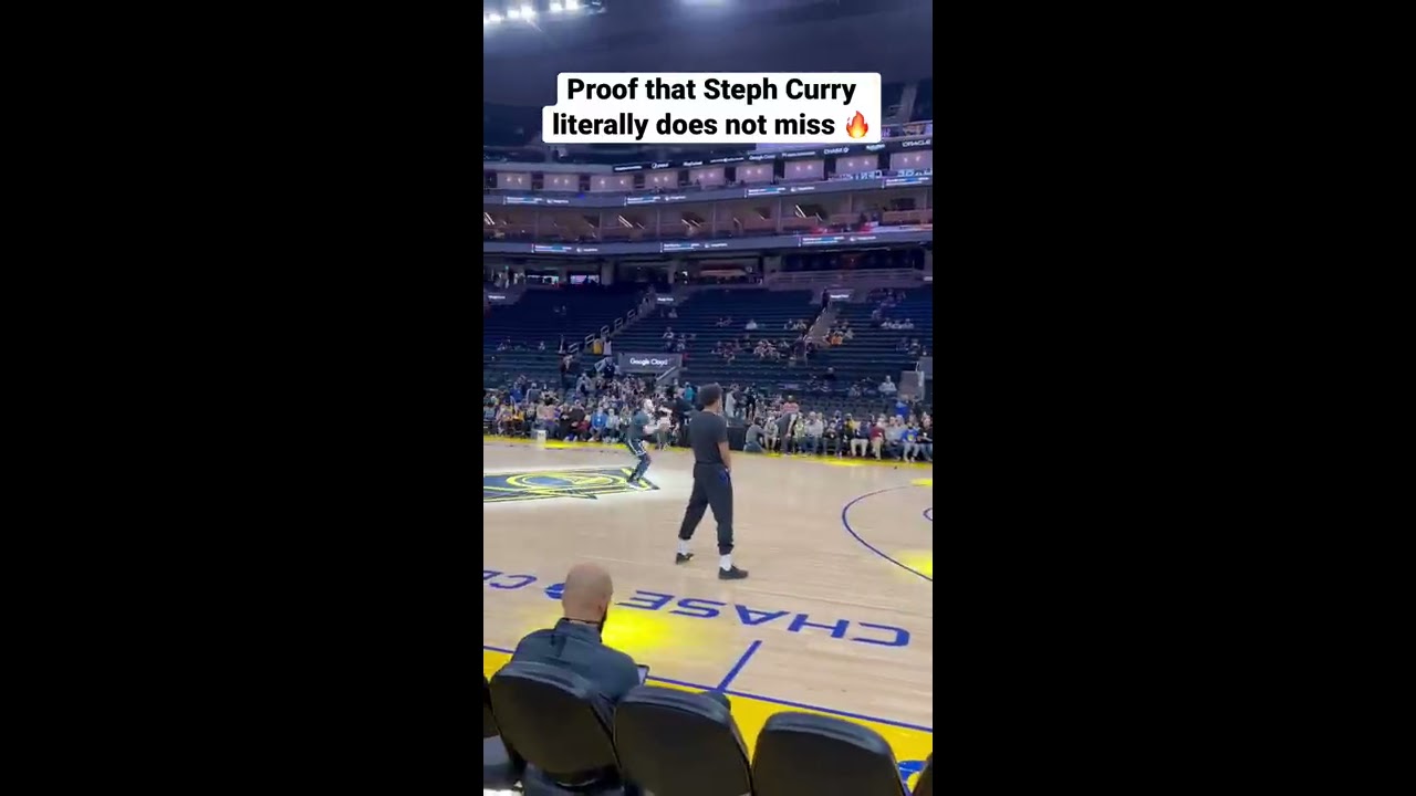 Steph Curry Literally Didn T Miss A Single Shot Before The Game Via Migrantcheng 
