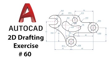 AutoCAD 2D Drafting Exercise # 60 - Basic to Advance in Hindi