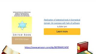 Application of statistical tools in biomedical domain: An overview with help of software screenshot 5