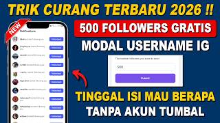CARA MENAMBAH FOLLOWERS INSTAGRAM GRATIS PERMANEN 2026 TANPA APLIKASI