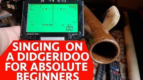 SINGING ON A DIDGERIDOO FOR ABSOLUTE BEGINNERS