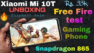 Mi 10T 5G Unboxing & Free Fire test, Snpd 865,Camera test & more detail features pros & cons  865