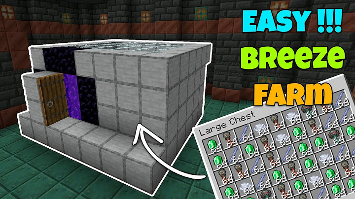 Easy AFK Breeze farm in Minecraft 1.21+