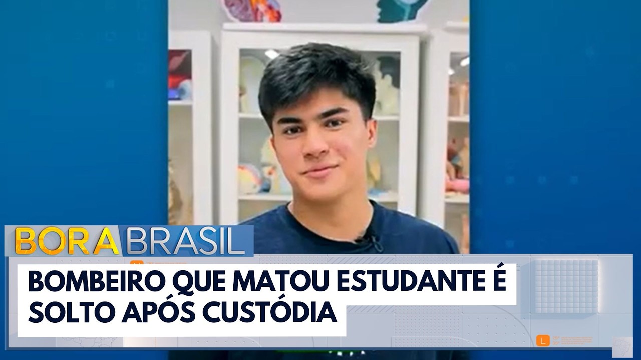 Bombeiro que matou estudante é solto após custódia | Bora Brasil