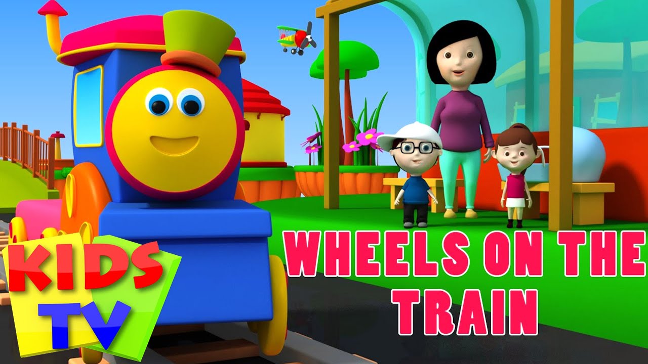 Bob The Train | Wheels on the train |  Wheels on the bus | Kids Songs and  Rhymes Bob the train