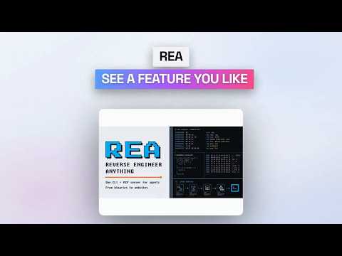 rea: how to set up reverse engineering agents in 4 minutes