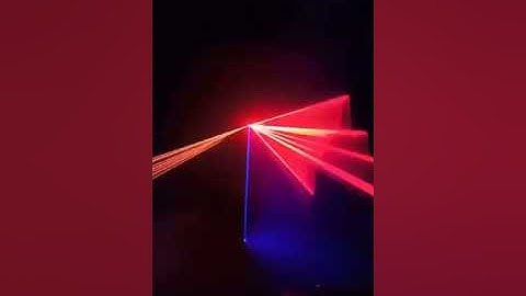 Đèn Laser 2  W , Hiệu Ứng Tia Và Hình  7 Màu RGB , Công Xuất Lớn [Gtp]