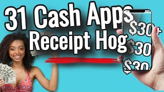 RECEIPT HOG CASH OUT 31 CASH APPS THAT WORK Make Money Online EASY CASH BACK APP screenshot 1