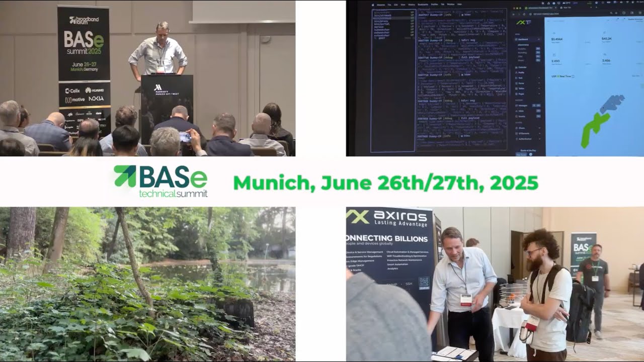Axiros Showcases USP (TR-369) in Action: Real-Time Digital Twin Demo from BBF Summer Meeting 2025