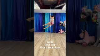 Pole Tricks N Transitions - Genie, Claw Grip Front Hook Pose combo (master pole fitness)