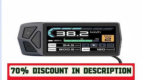 A must-have product! BaFang Motor Color Bluetoth Display EB02 CAN Protocol Unlock Speed Limit Set