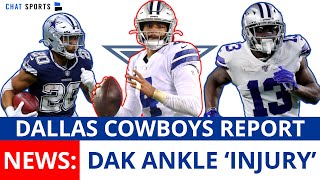 Dak Prescott Injury News + Cowboys Rumors On Tony Pollard, Michael Gallup \& NFL Free Agent Targets