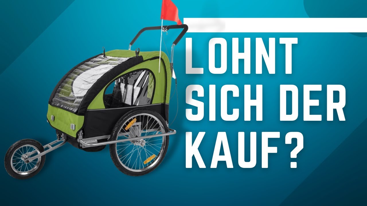 SAMAX Fahrradanhnger  Kinderfahrradanhnger fr 2 Kinder im Test