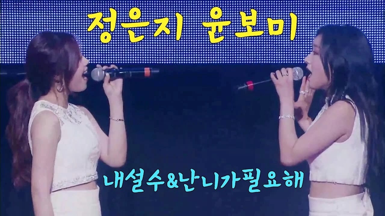 정은지X윤보미 마주보며 고음 (화음) - 내설수, 난니가필요해