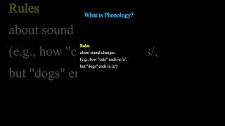 What is Phonology ?  Meaning of Phonology