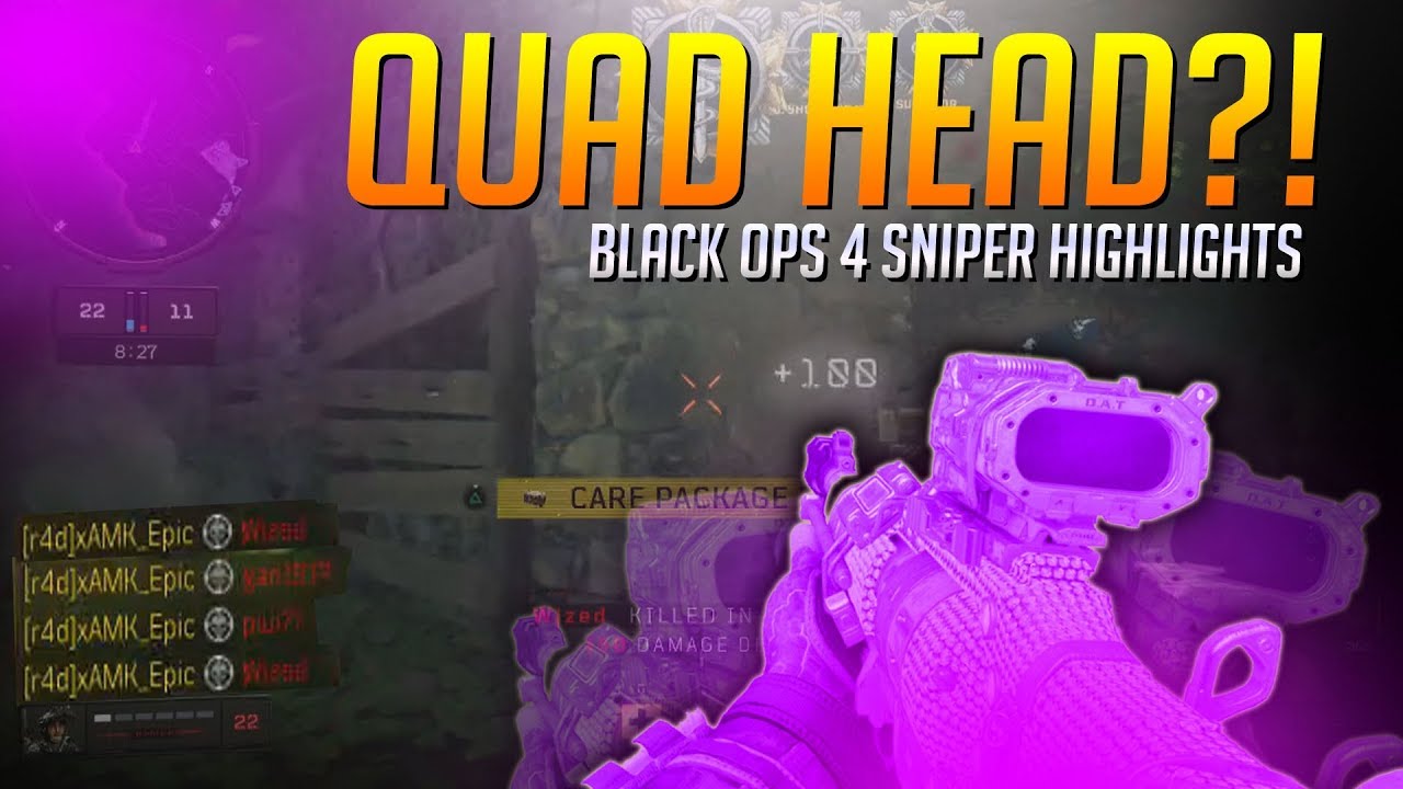 Quad Headshot Feed? | Black Ops 4 Sniper Highlights black mirror season 5