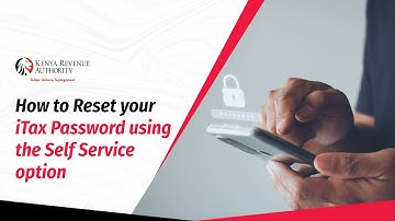 How to Reset your iTax Password using the Self Service option