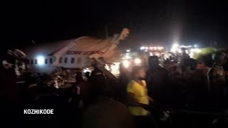 Air India flight skids off runway, 16 killed