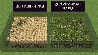 girl husk army vs girl drowned army